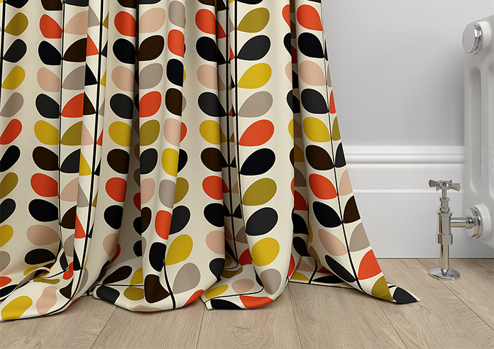 Orla Kiely Multi Stem, Tomato - Made to Measure Curtains - Image 6